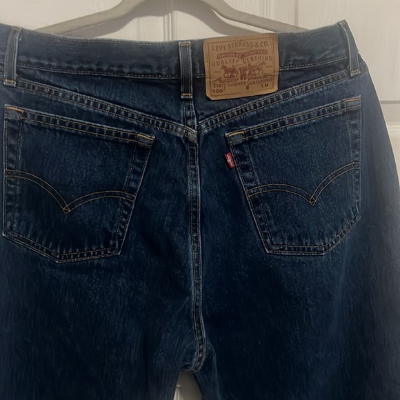 Levi’s 460 Loose Fit Straight Leg Red Tab Denim Jeans 14M Womens - Picture 6 of 8